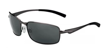 Image of Bolle Key West Sunglasses Satin Gunmetal Satin Gunmetal Polariserade 61mm