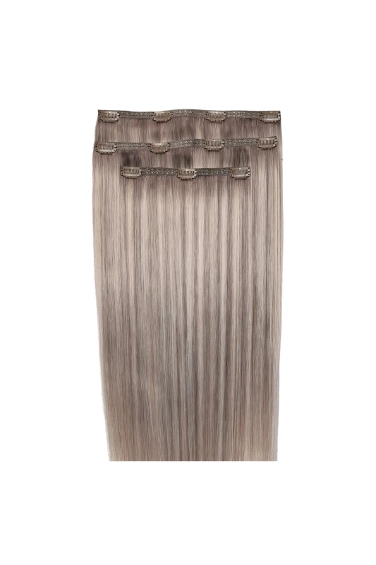 Image of Beauty Works Womens x Molly-Mae Deluxe Clip In 20" in Swiss Blonde Swiss Blonde Female One Size