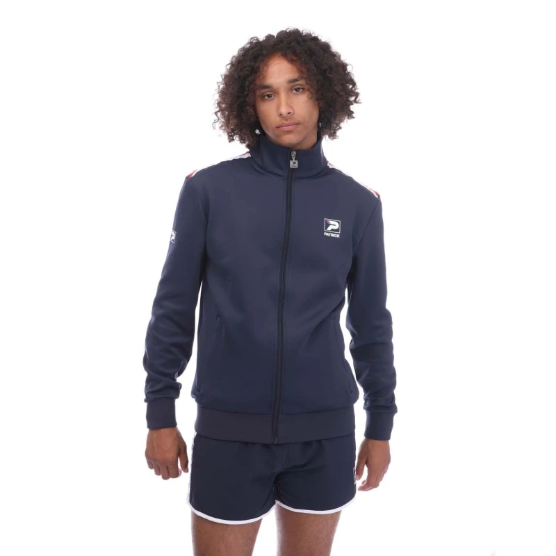 Image of Patrick Sacha Track Top - Blue Blue XS