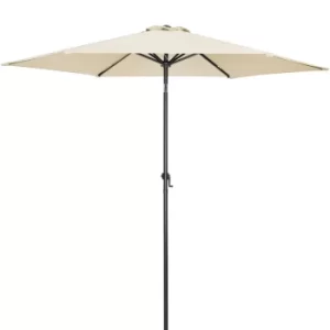 Image of Garden Parasol Umbrella Large 3m UV-Protection 40+ Sun Shade Patio Canopy Beige