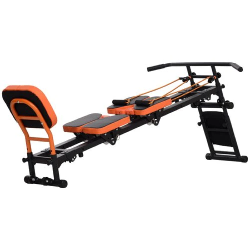 Image of Home Gym Equipment Reformer Pilates Machine Flat or Incline Ab Machine - SPORTNOW TJ Hughes 5061025014248