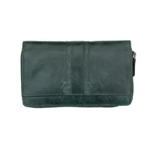 Image of PRIMEHIDE Arizona Collection Large Leather Purse - Green