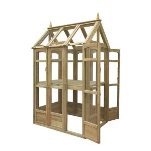 Image of Forest Garden Victorian Walkaround 4X3 Styrene Apex Greenhouse