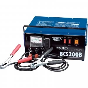 Image of Draper Expert BCS300B Automotive Battery Starter and Charger 12v or 24v