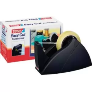 Image of tesa Tape dispenser Easy Cut Professional Black Barrel width (max.): 25 mm