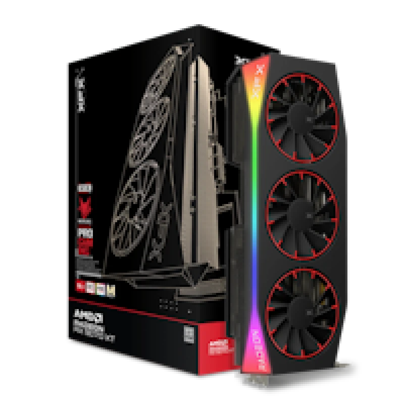 Image of XFX Mercury AMD Radeon RX 9070XT OC Magnetic Air 16GB GDDR6 Gaming Graphics Card - RX-97TMARGB9