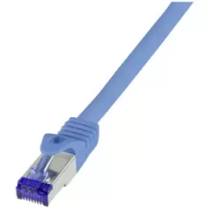 Image of LogiLink C6A056S RJ45 CAT 6A S/FTP 2m Blue