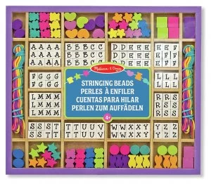 Image of Melissa and Doug Wooden Stringing Beads.
