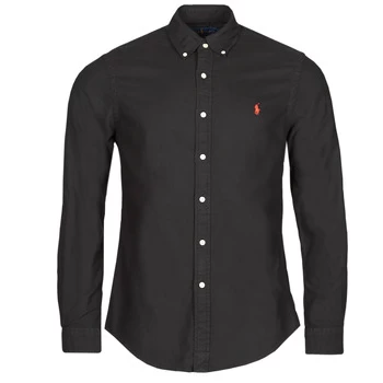 Image of Polo Ralph Lauren CAMISETA mens Long sleeved Shirt in Black - Sizes EU XXL,EU S,EU M,EU L,EU XL,EU XS
