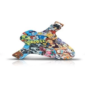 Image of Rie:Sel Dic:Ker Front Guard Stickerbomb Multicolour