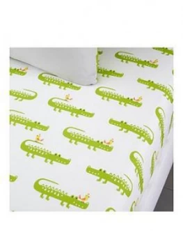 Image of Cosatto Cosatto Crocodile Smiles Twin Pack Fitted Sheet - Junior
