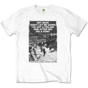 Image of The Beatles - Rooftop Songs Unisex XX-Large T-Shirt - White