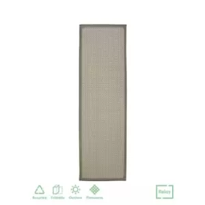 Image of Relay Hydroflex Indoor/Outdoor Rug Border Natural 060X230Cm