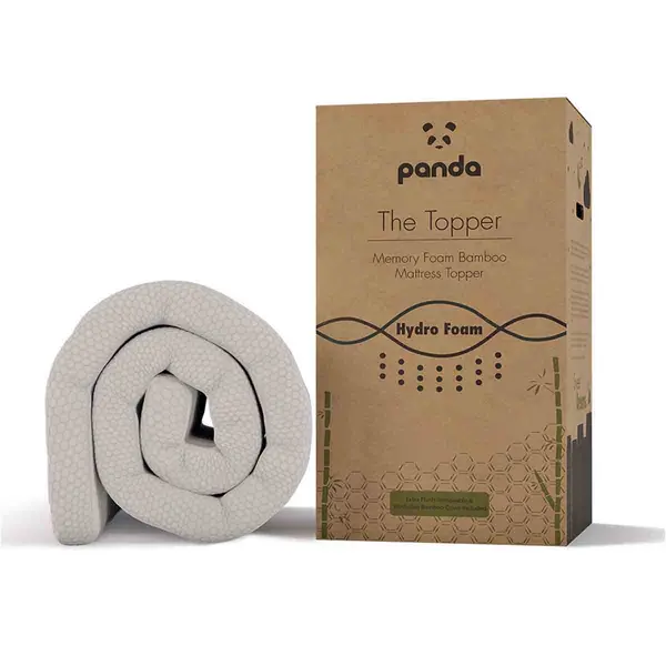 Image of Panda Memory Foam Bamboo Mattress Topper - EU Single 787099235901