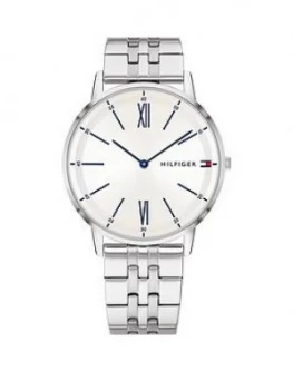 Image of Tommy Hilfiger Cooper Stainless Steel White Dial Bracelet Watch