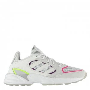 Image of adidas 90s Valasion Ladies Trainers - White/Grey