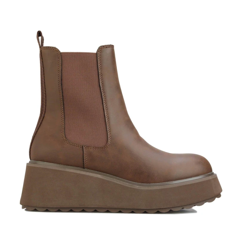 Image of Rocket Dog Heyday Brown Platform Chelsea Boot