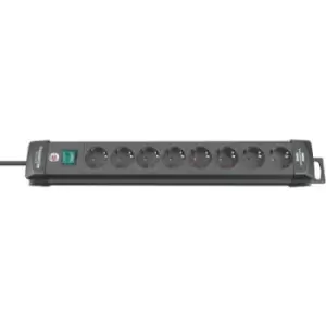 Image of Brennenstuhl 1951180100 Power strip (+ switch) 8x Black PG connector