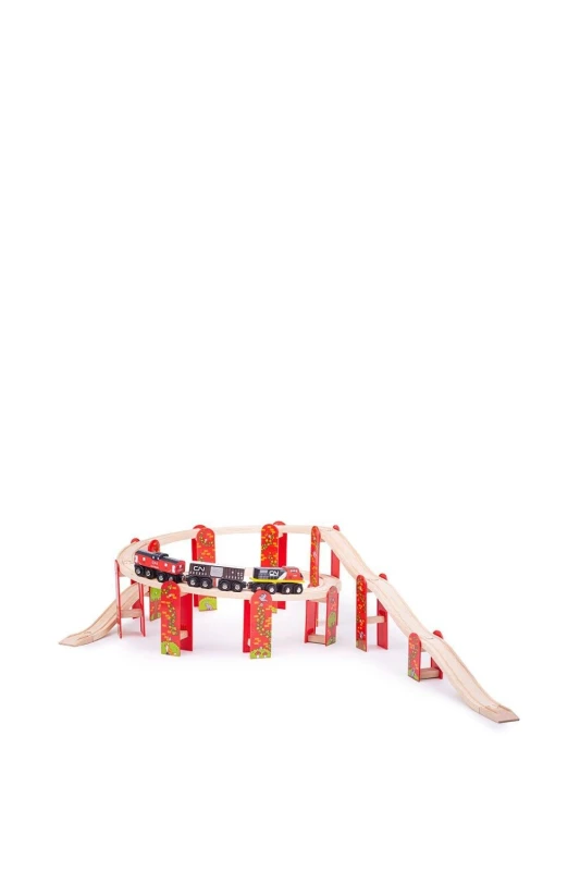 Image of Bigjigs Rail High Level Expansion Set Multi unisex