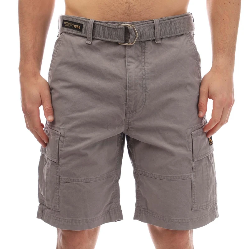 Image of Superdry Vintage Heavy Cargo Shorts Grey male 30 inch