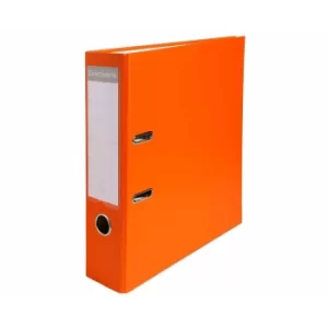 Image of Exacompta Lever Arch File A4 S80mm 2 Rings, Card/PP, Orange, Pack of 20