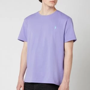 Image of Polo Ralph Lauren Mens Custom Slim Fit Crewneck T-Shirt - Hampton Purple - S