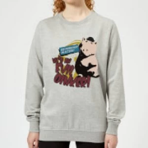 Image of Toy Story Evil Oinker Womens Sweatshirt - Grey - L