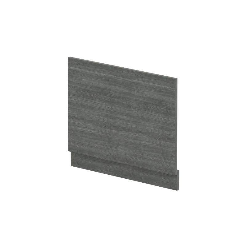 Image of Balterley Bath MFC End Panel Plinth Woodgrain Anthracite 700mm Grey unisex