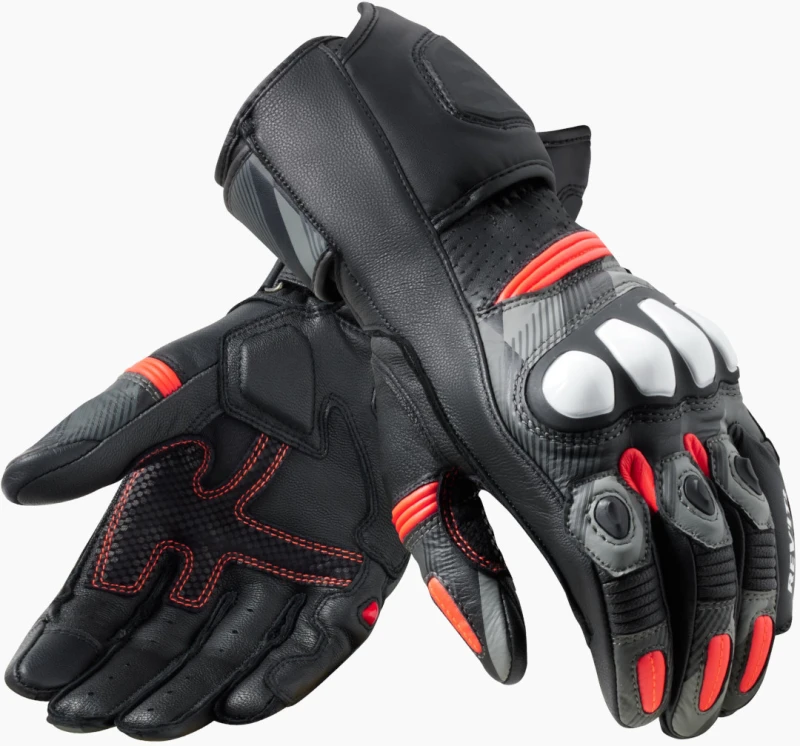 Image of REV'IT! League 2 Gloves Black Neon Red Size S