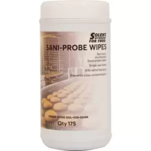 Image of FOOD SAFE BIOCIDAL PROBE WIPES (TUB OF 175)