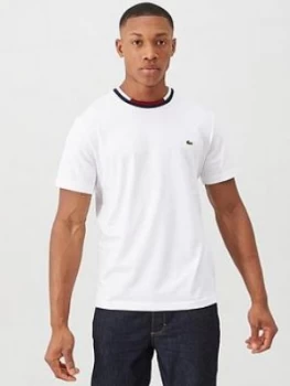 Image of Lacoste Sportswear Ringer T-Shirt - White