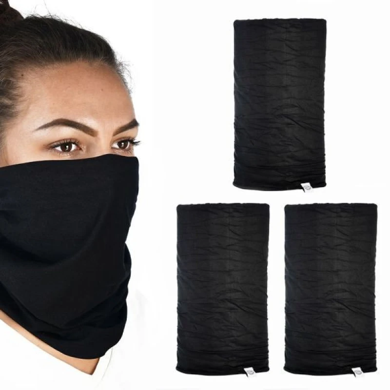 Image of Oxford Oxford NW121 Comfy Black Neck Warmer 3 pack