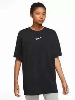 Image of Nike Nsw T-Shirt Bf Fw Fiber Womens, Black, Female, T-Shirts, DR8997-010