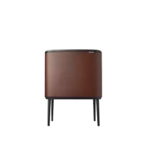 Image of Brabantia Bo Touch Bin 11 + 23L - Mineral Cosy Brown