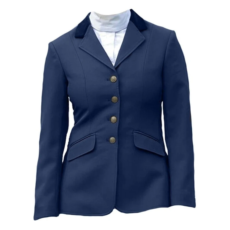 Image of Shires Aston Competition Jacket in Navy Size: 2-3 Years Navy Unisex 2-3 Years