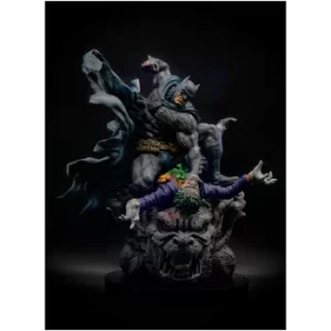 Image of Zerostar Studios DC Batman Vs. The Joker Master Series Polystone Statue