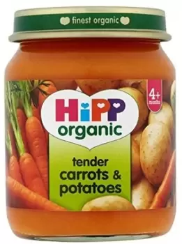Image of Hipp Tender Carrots & Potatoes 4m+ - 125g x 6