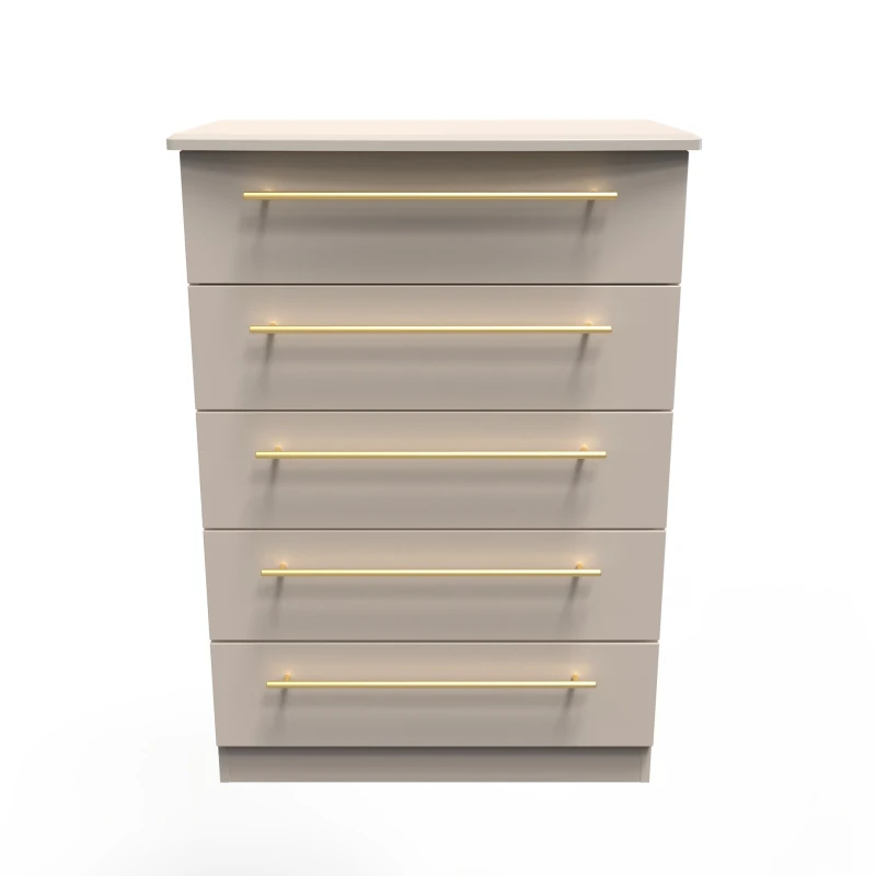 Image of Helmsley 5 Drawer Chest In Kashmir Matt (Ready Assembled)