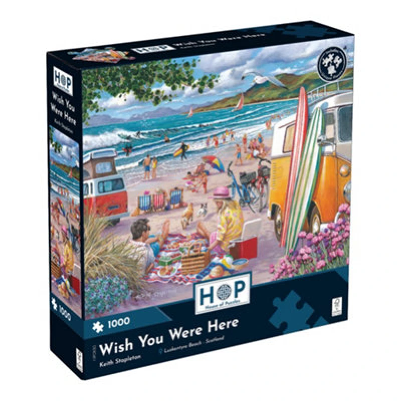 Image of The House of Puzzles Wish You Were Here 1000 Piece Jigsaw Puzzle