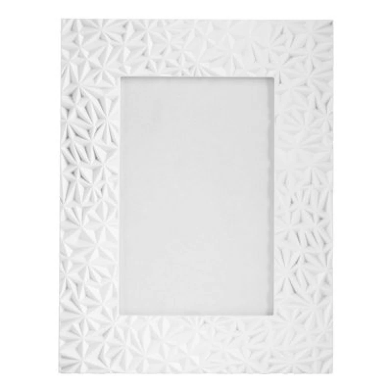 Image of Premier Housewares Geo 5" x 7" Photo Frame White