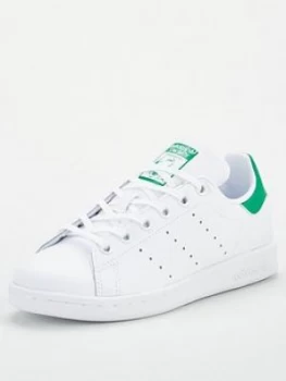 Image of adidas Originals STAN SMITH Junior Trainer, White/Green, Size 4