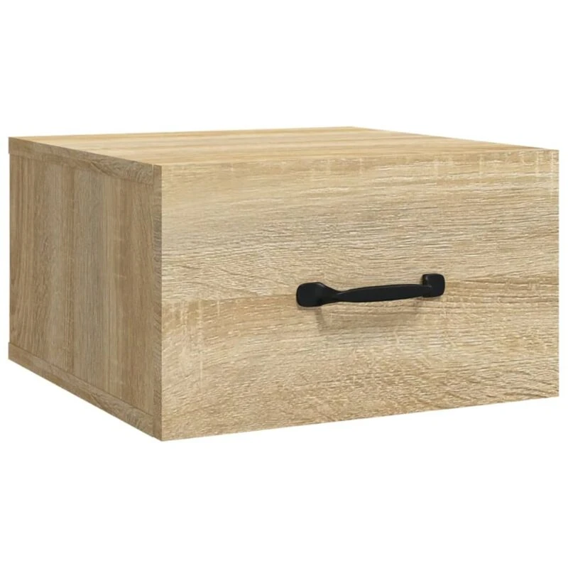 Image of VIDAXL Wall-mounted Bedside Cabinet Sonoma Oak 35x35x20cm Vidaxl 8720287083368