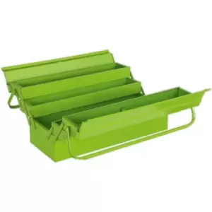Image of Sealey - AP521HV Cantilever Toolbox 4 Tray 530mm Hi-Vis Green