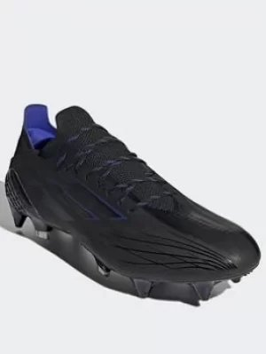 Image of adidas X Speedflow.1 Soft Ground Boots, Black/Yellow, Size 12, Men