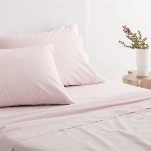 Image of Sheridan Organic 300TC Percale Flat Sheet - Shell