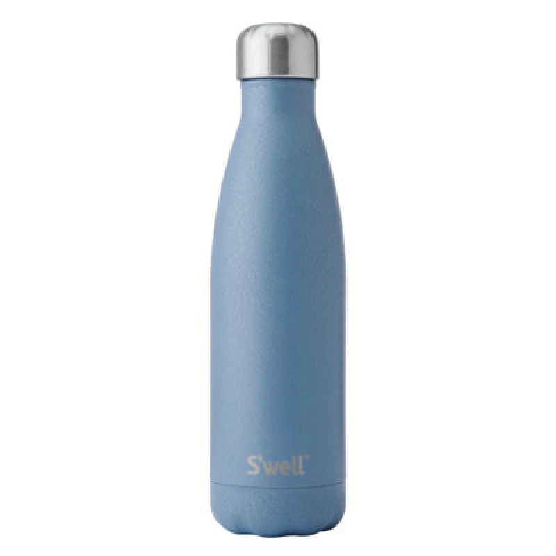 Image of Swell S'well Desert Sky Blue Water Bottle, Triple Layered Insulated Travel Bottle For Hydration. Stainless Steel, Bpa-Free, 500Ml