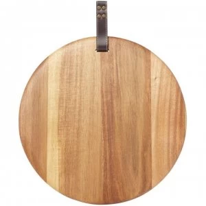 Image of Hotel Collection Hotel Acacia Round Board - Acacia Wood