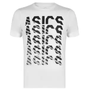 Image of Asics Gpx Fade T Shirt - White