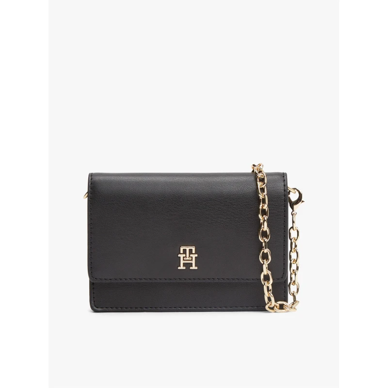 Image of Tommy Hilfiger Womens Icon Card Holder Black female One Size