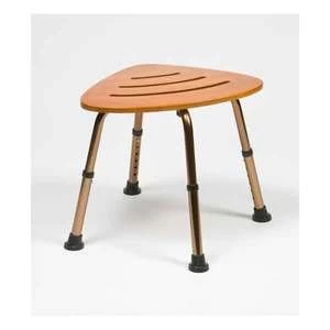 Image of Drive Medical Corner Teak Shower Stool